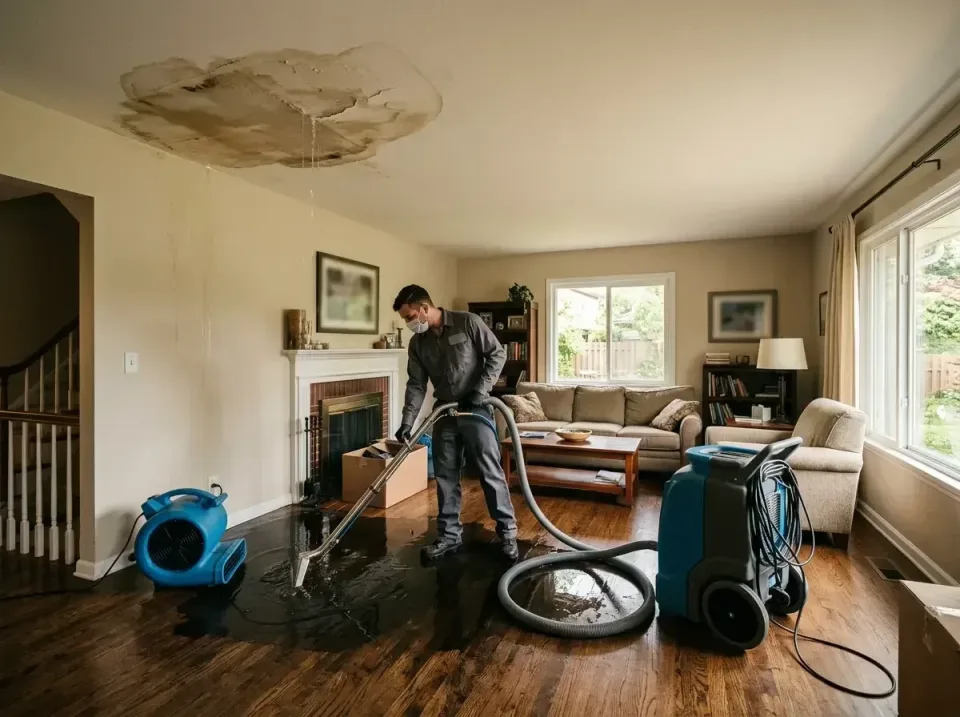attic-pipe-burst-ceiling-drip-008 — frequently asked questions, Water Damage Restoration & Carpet Care in Gladwin, MI